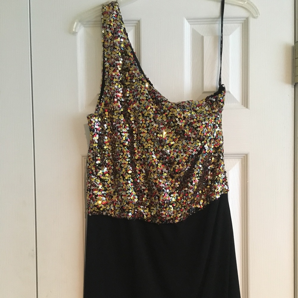 Sugarlips Sequin One Shoulder Dress